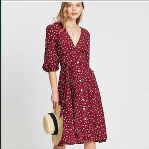 Faithfull the Brand Floral Midi Dress